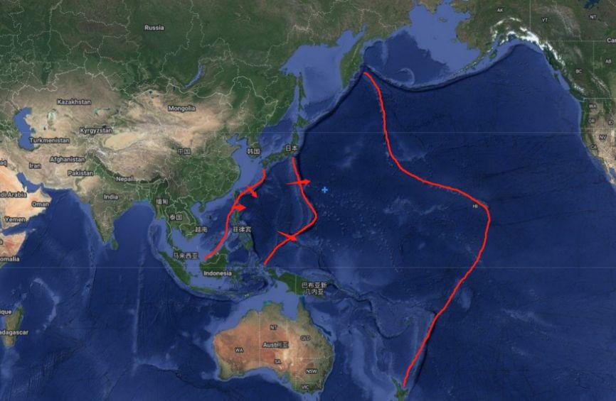 解放军三次台海行动示意图叠加，一张图的温暖故事解读