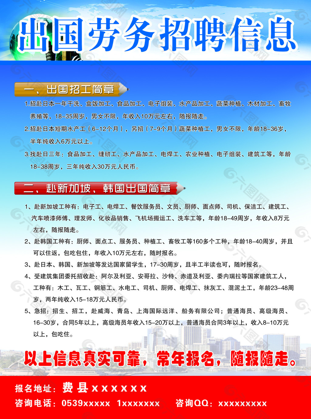 劳务出国招工最新动态及消息更新