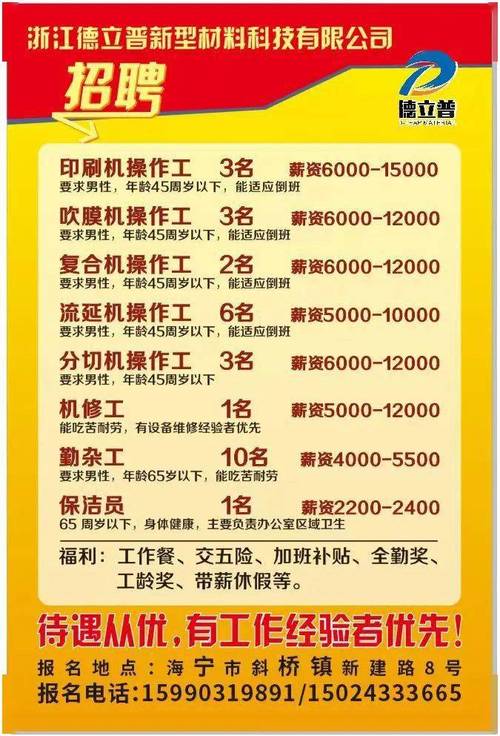 石狮五金厂最新招聘及应聘指南